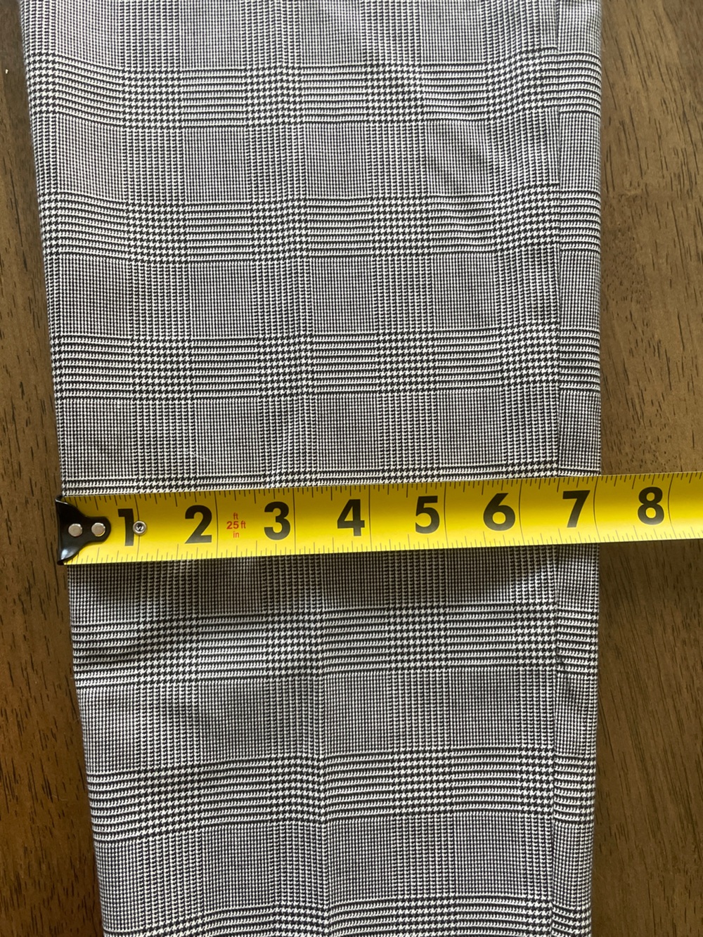 Talbots Petite Size 2P Gray Plaid Ankle Pants NWT Classic Career Trousers - Picture 5 of 9